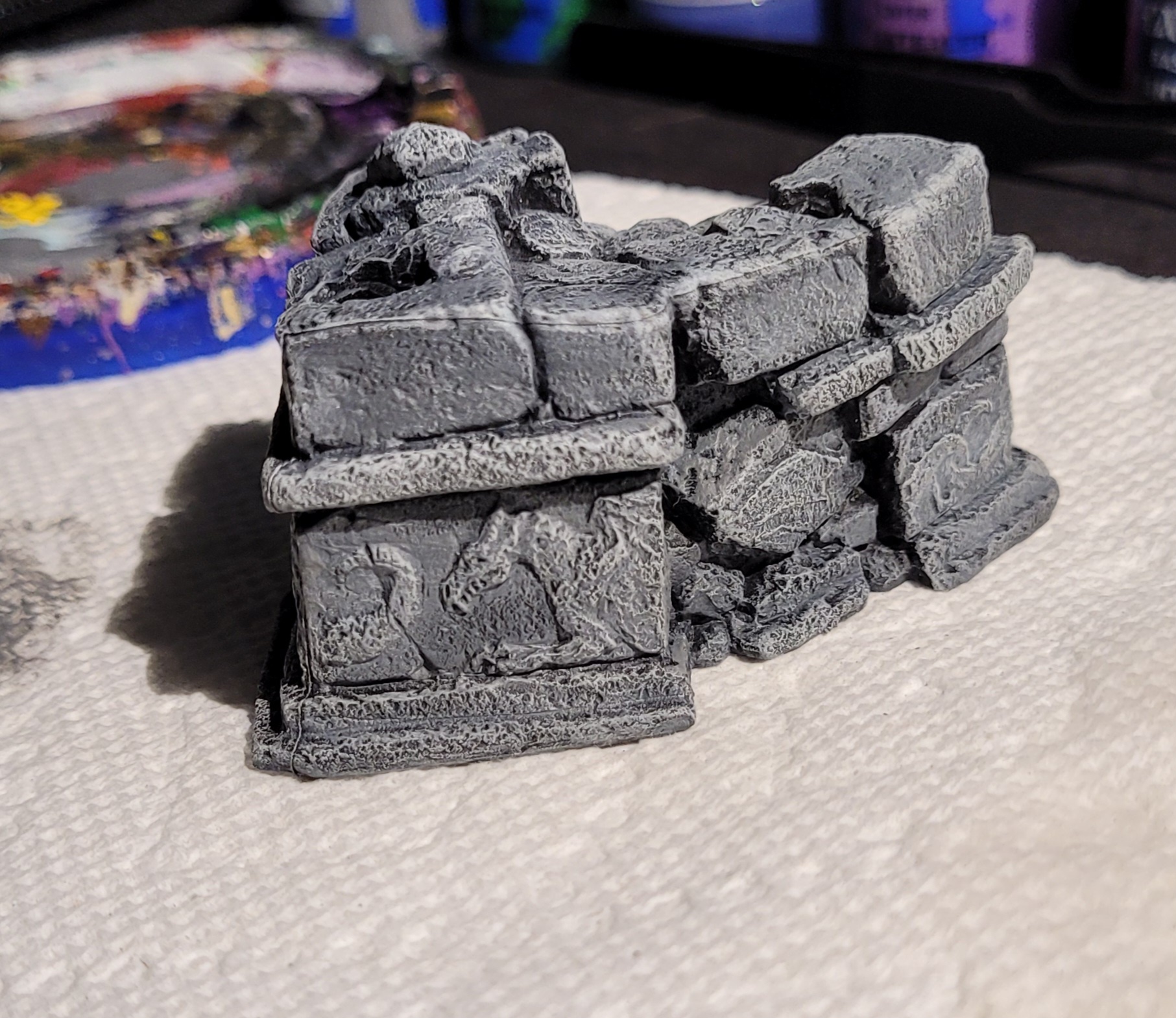 Drybrushed Stone Wall